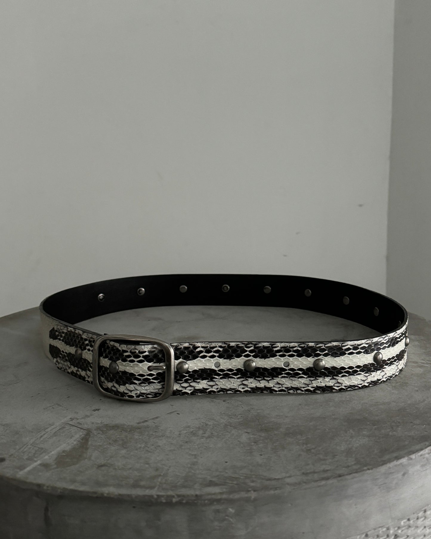 Python Rivet Belt